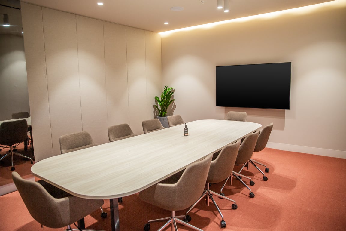 An interior shot of Valley Boardroom