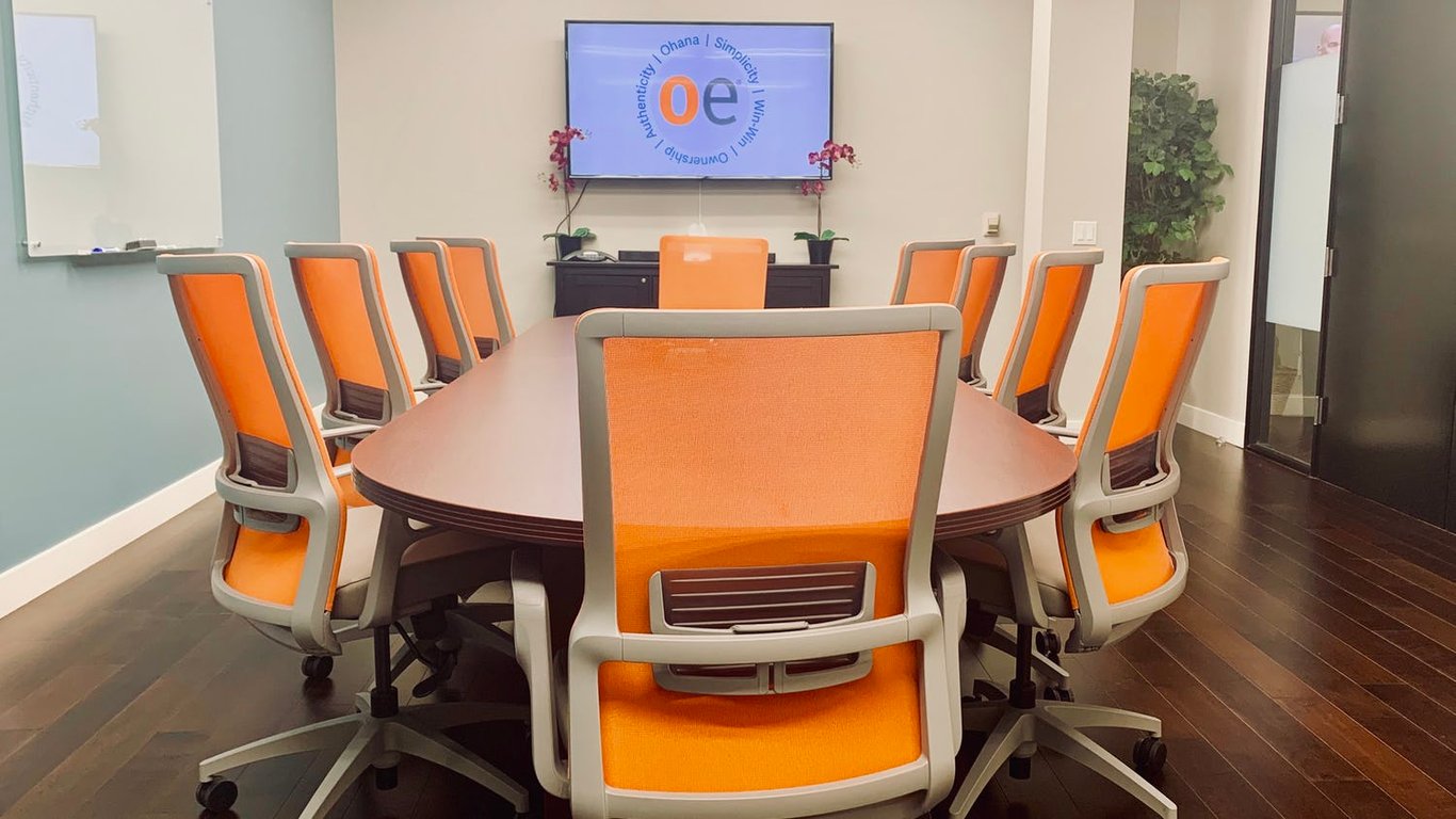 An interior shot of Large Conference Room