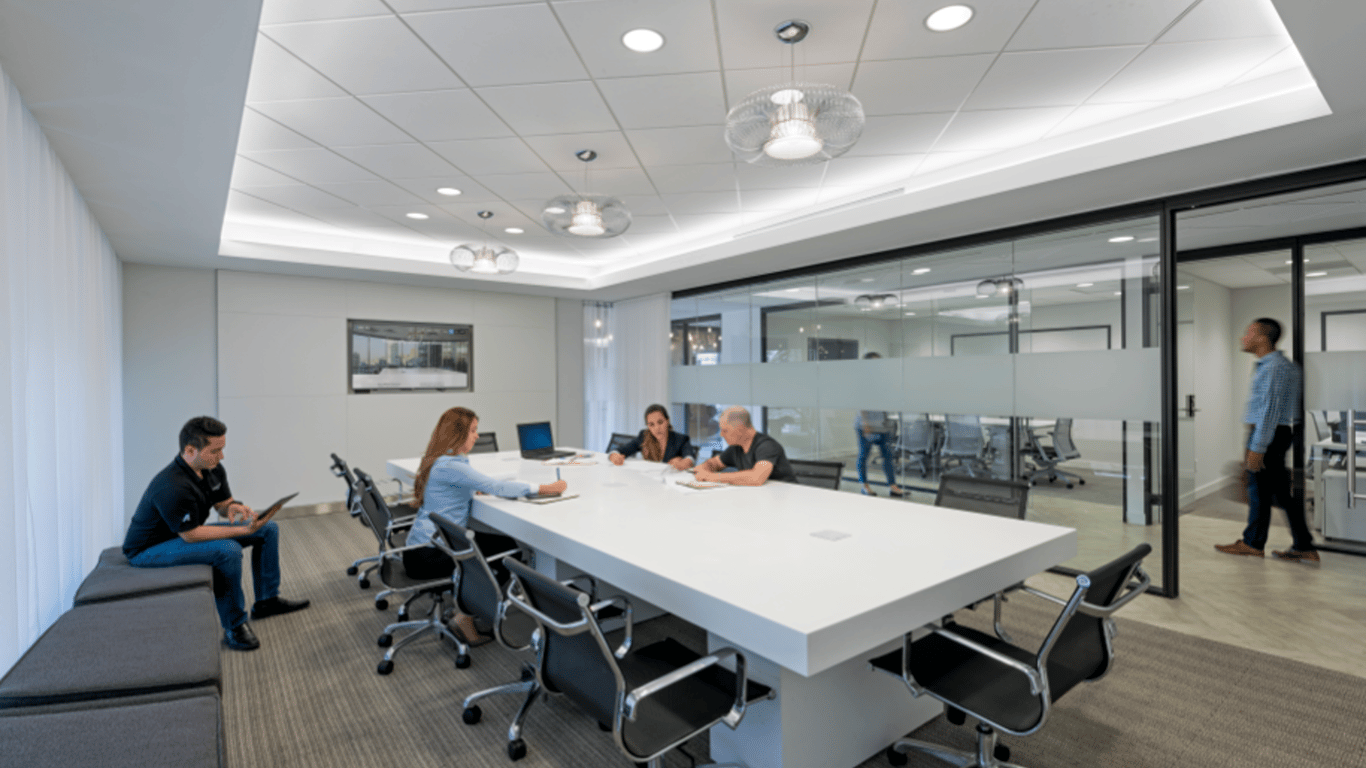 An interior shot of Large Conference Room