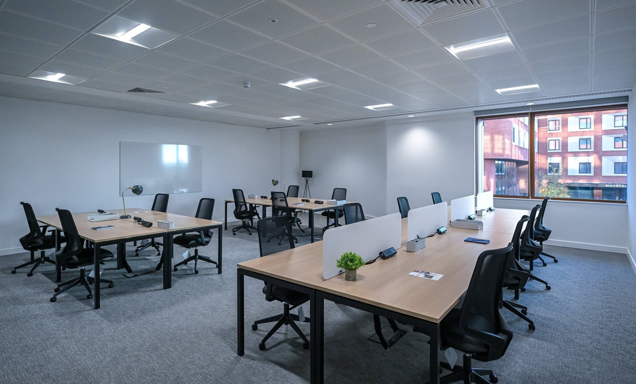 An interior shot of 16 Person Private Day Office