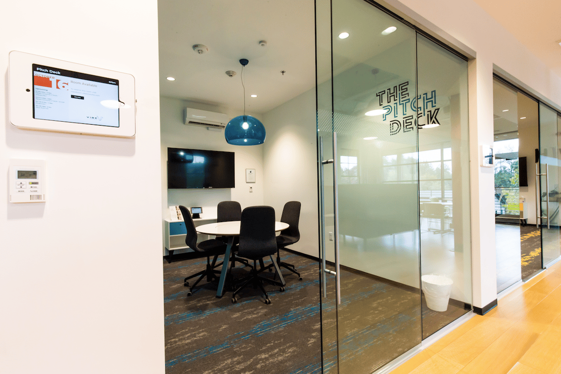 An interior shot of The Pitch Deck