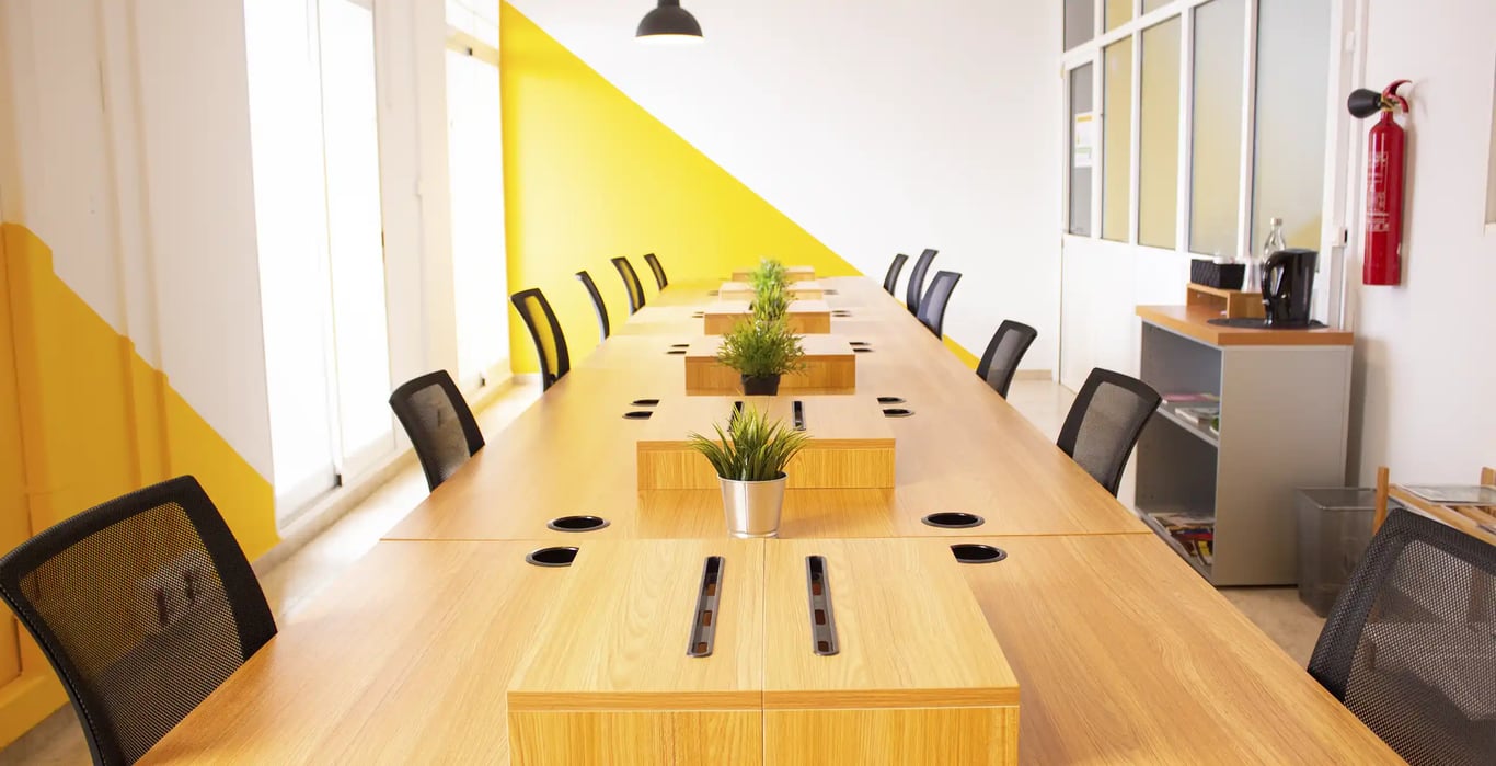 An interior shot of Meeting Room - 8 people