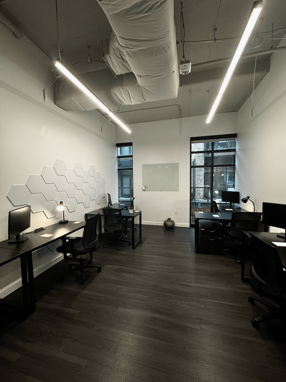 An interior shot of 8 Desk Private Office