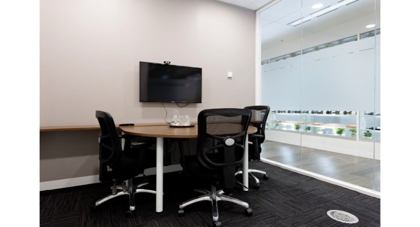 An interior shot of 4 Person Meeting Room