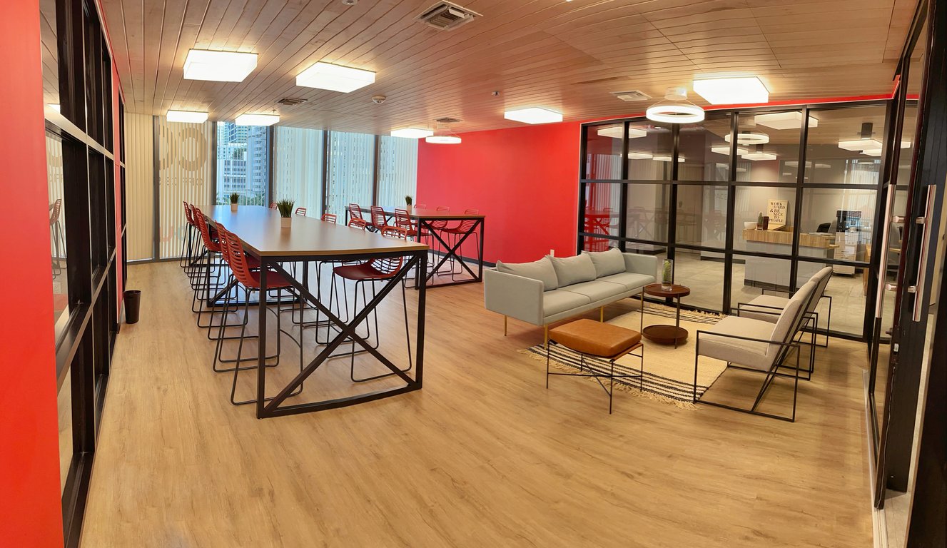 An interior shot of Cowork Latam - Brickell