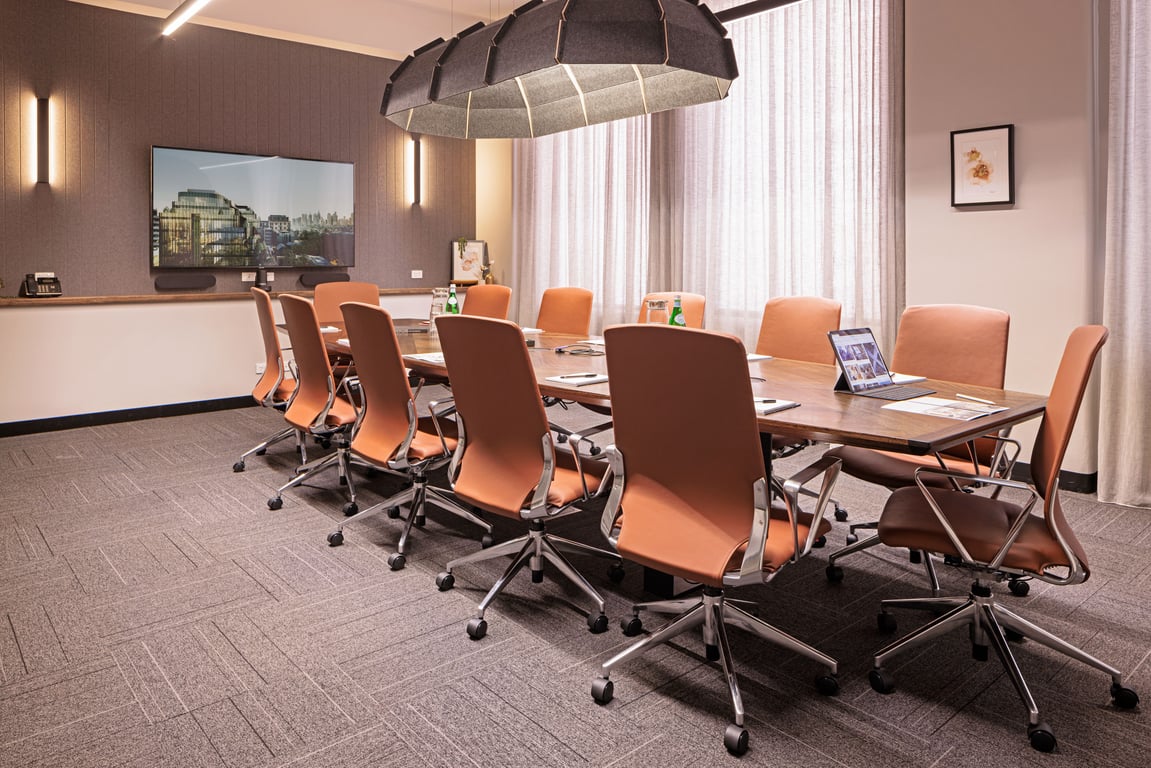 An interior shot of Rome Boardroom