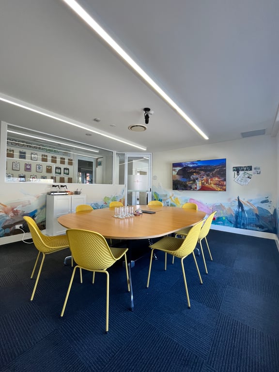 An interior shot of The Coral Room