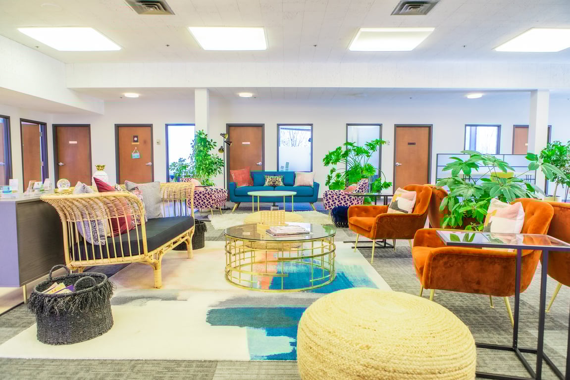 An interior shot of VIDA Coworking
