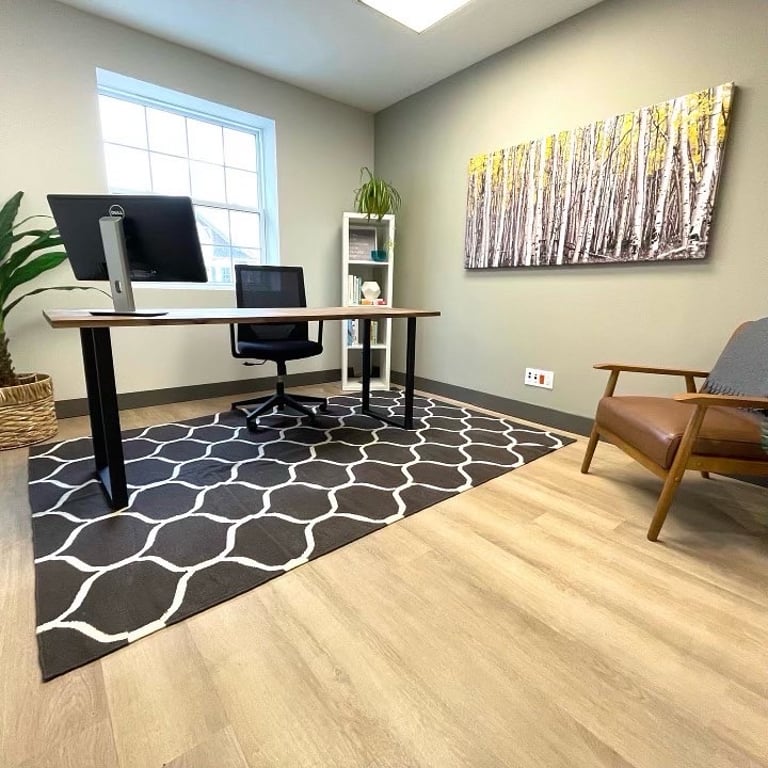 An interior shot of Private Office