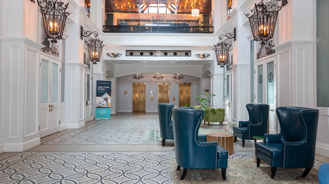 An interior shot of Expansive - Angebilt Building