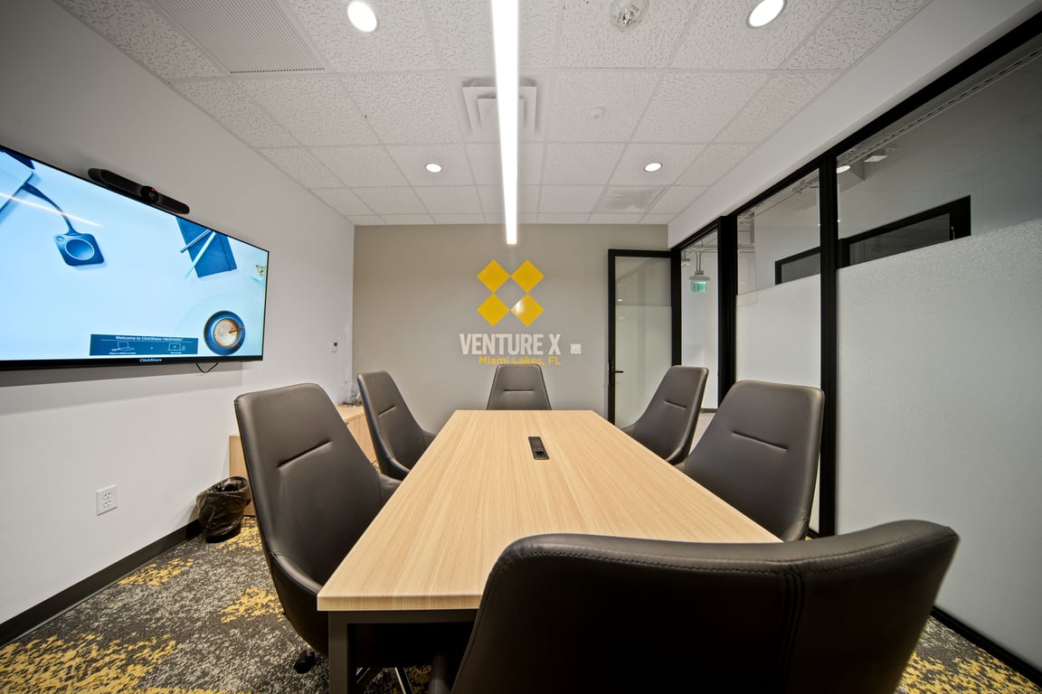 An interior shot of Mahogany Conference Room