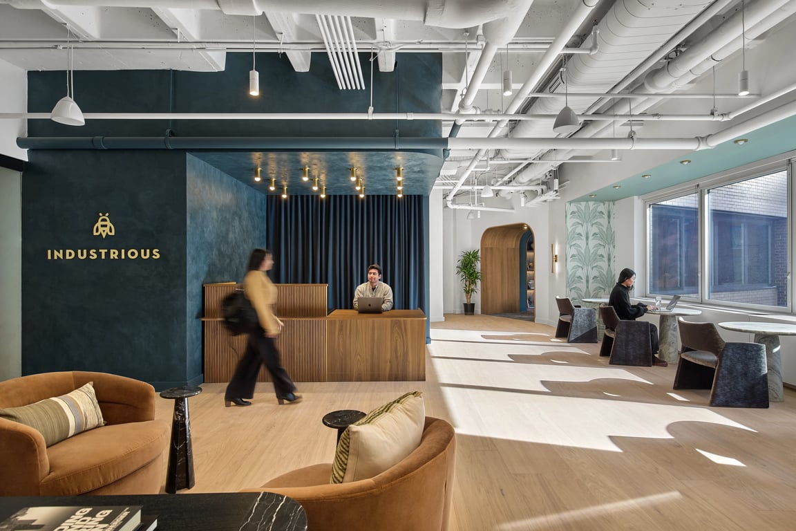 An interior shot of Industrious - Upper West Side