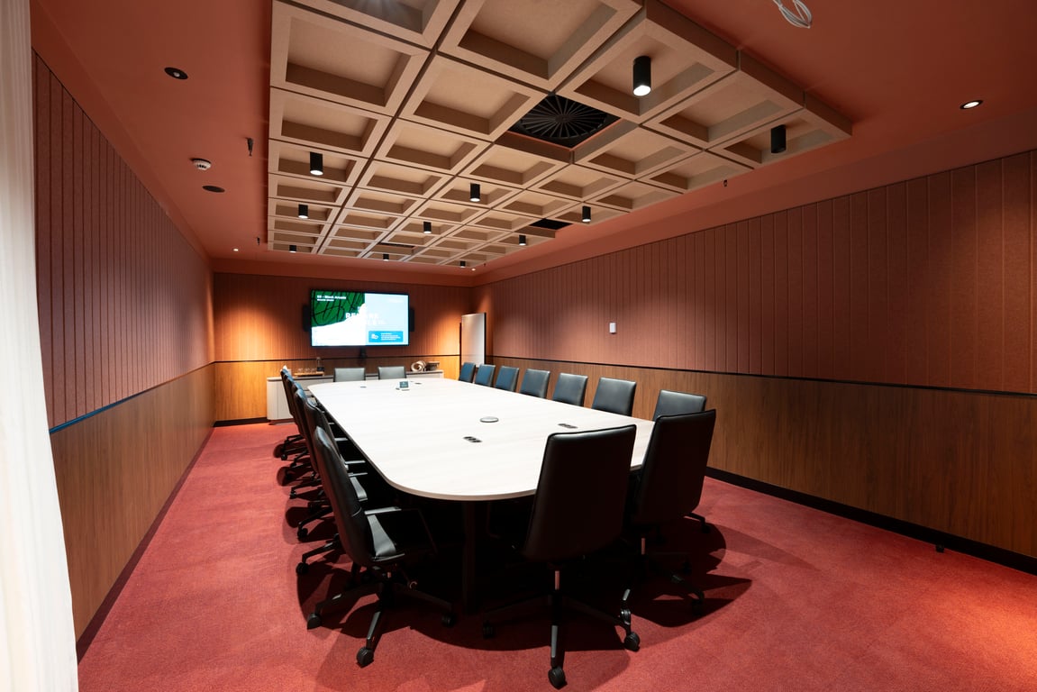 An interior shot of Block Arcade Board Room