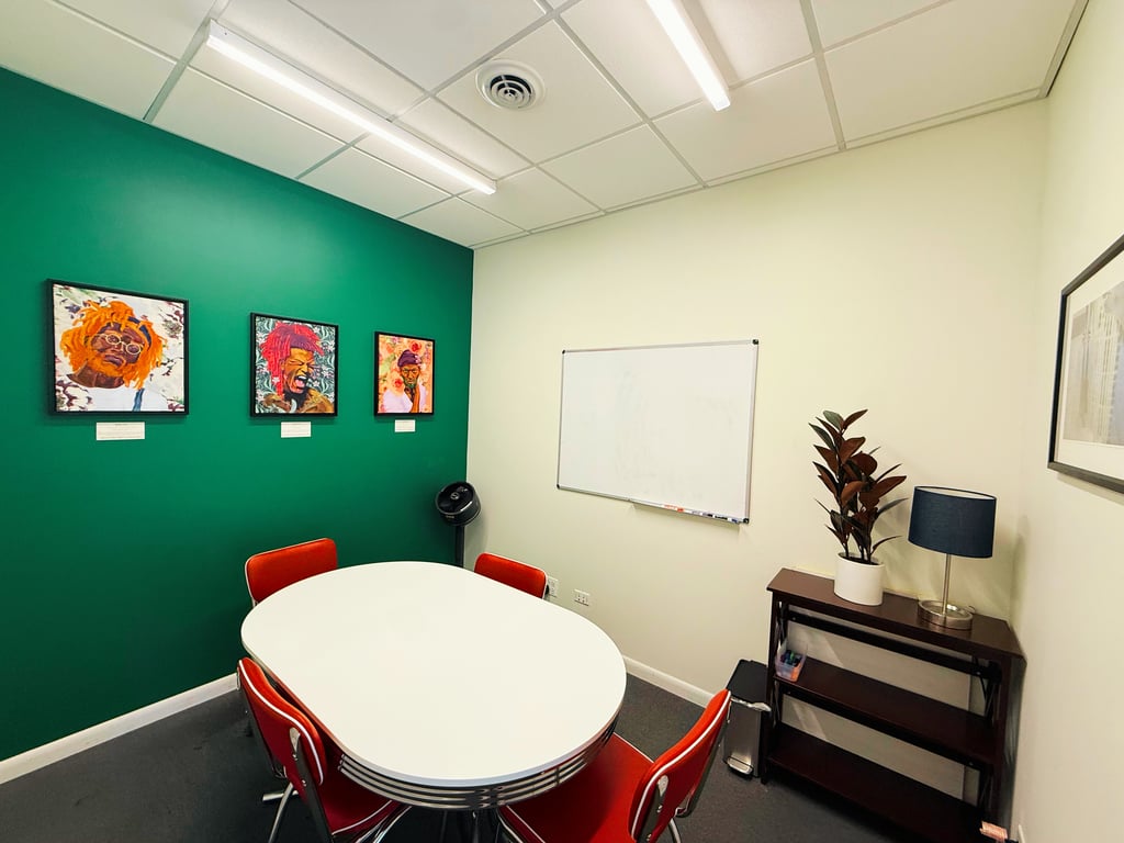 An interior shot of Small Team Meeting Room