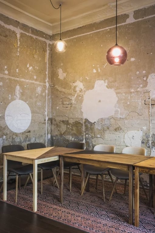 An interior shot of Classroom