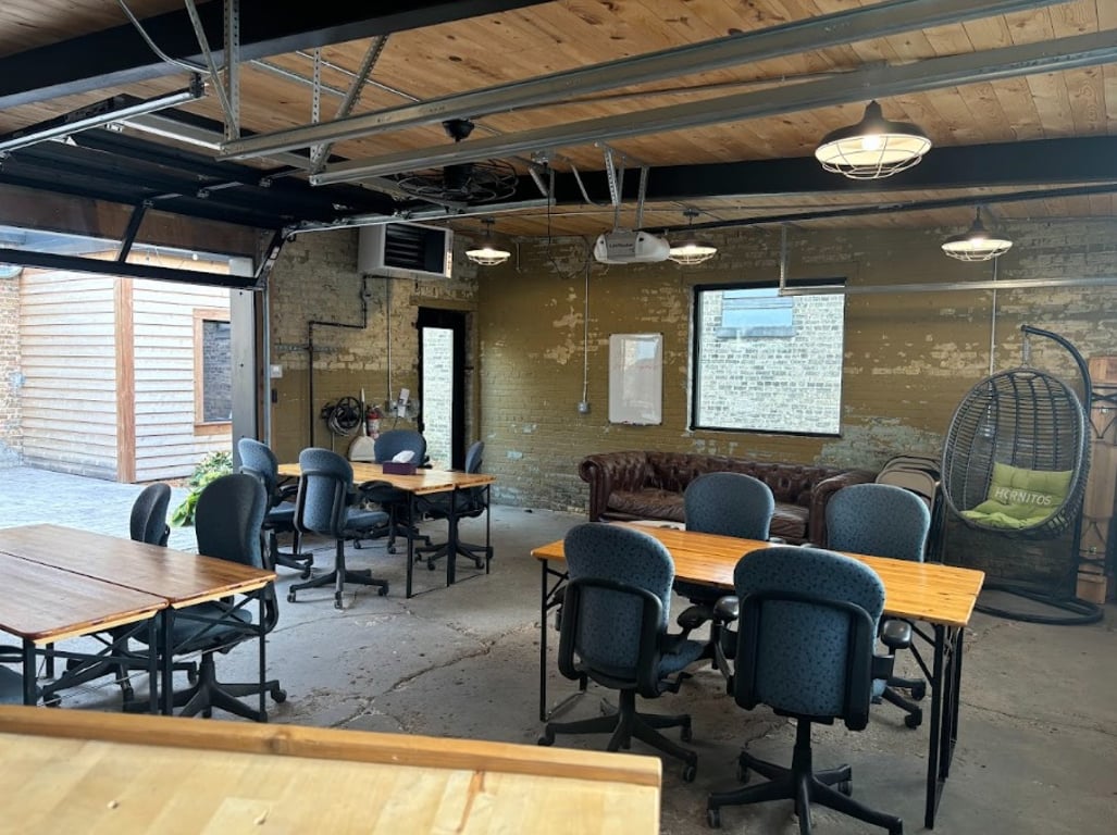 An interior shot of Garage Conference Room