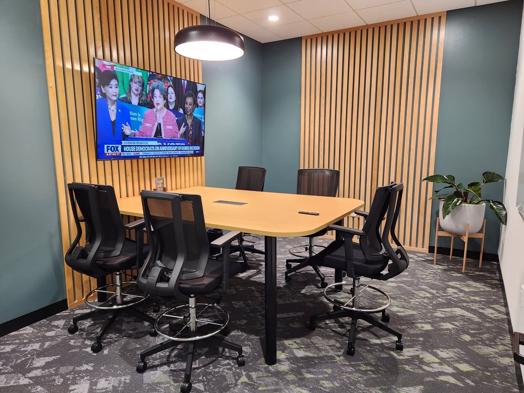An interior shot of Blue Room