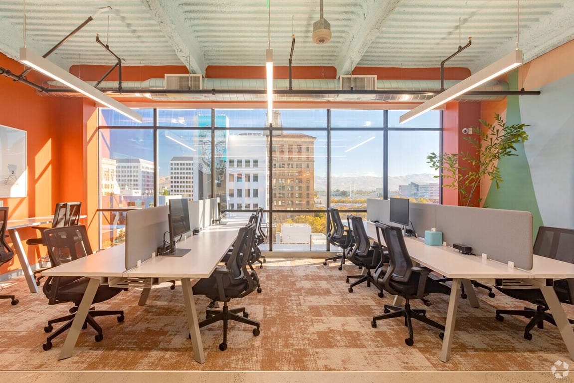 An interior shot of Pacific Workplaces - San Jose
