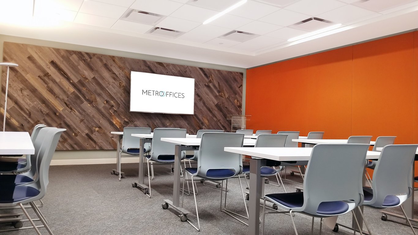 An interior shot of The Stewart Training Room