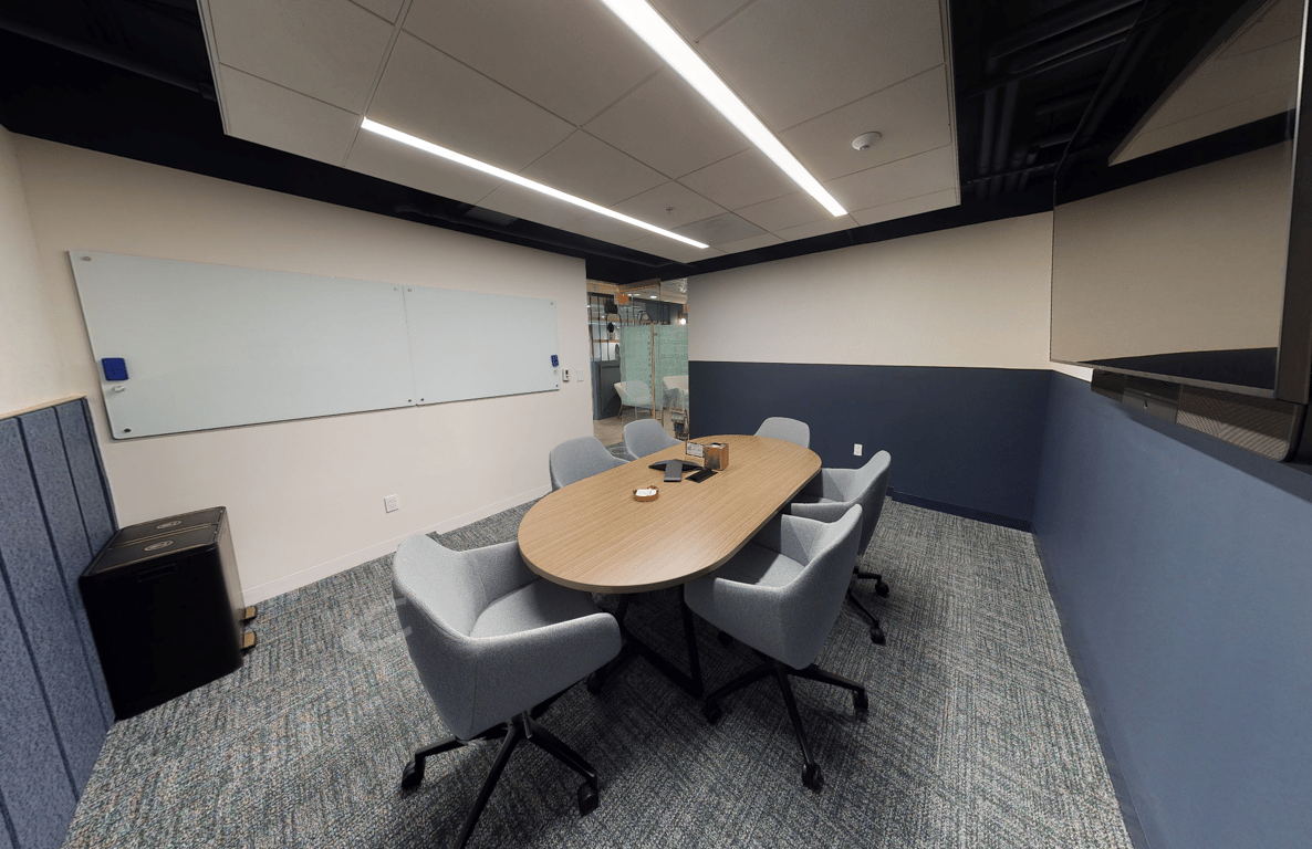 An interior shot of Freedom House