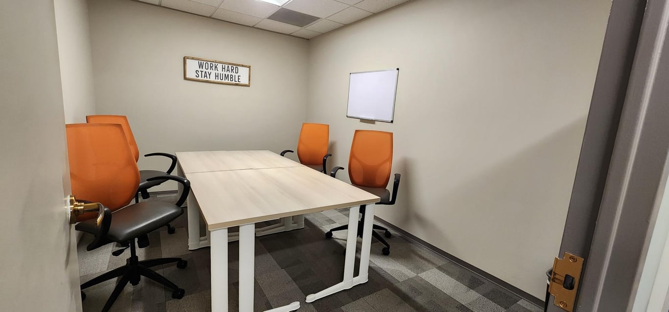 An interior shot of Herndon Depot Team Room