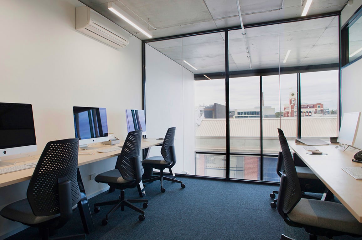 An interior shot of 6 Person Private Office