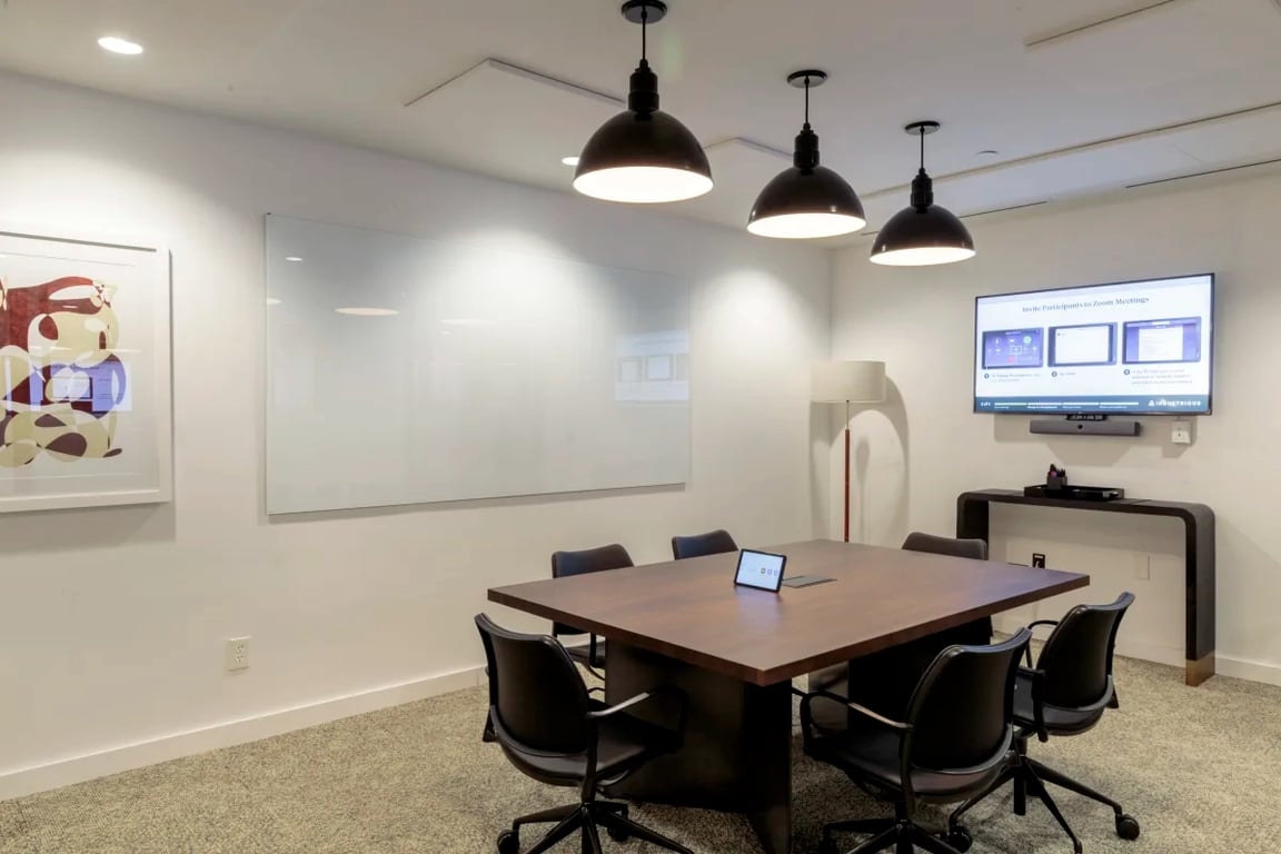 An interior shot of Conf Room E