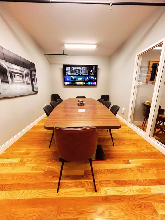 An interior shot of Charles River Meeting Room