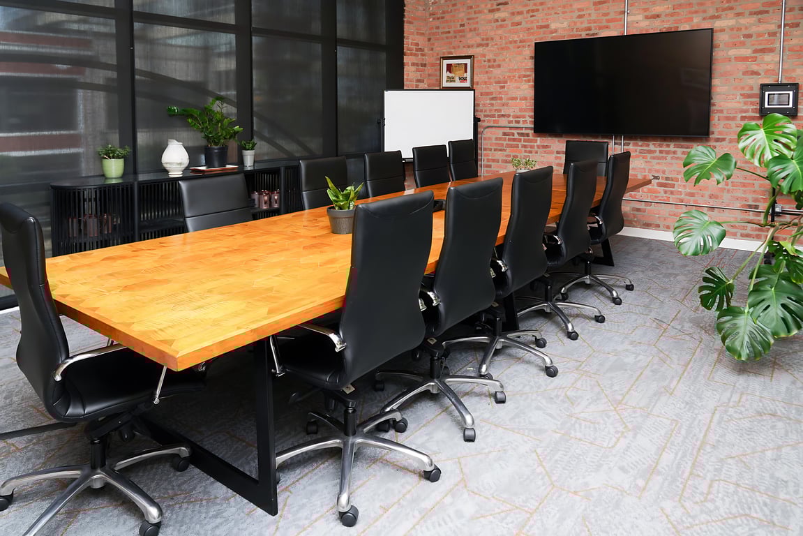 An interior shot of JoAnn Soderquist Meeting Room