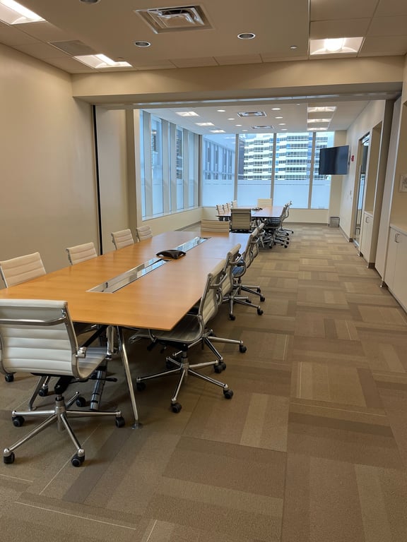 An interior shot of Large Boardroom