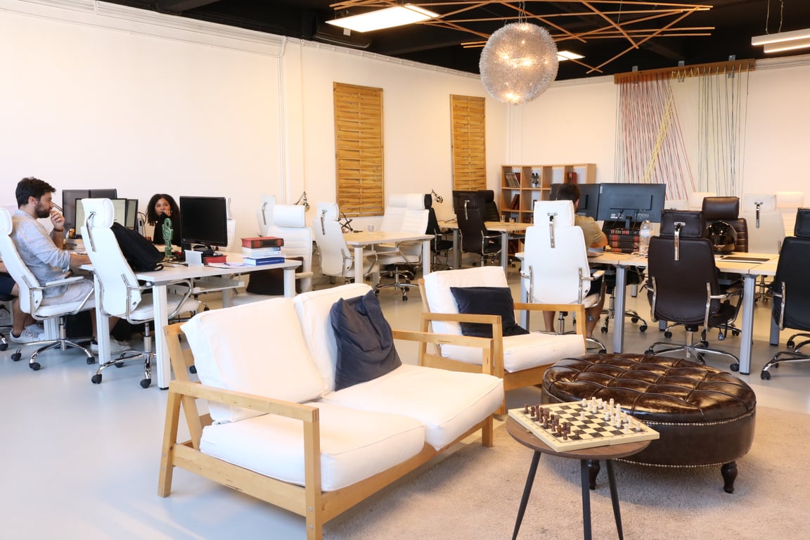 An interior shot of Space M - Loft I - Private Office