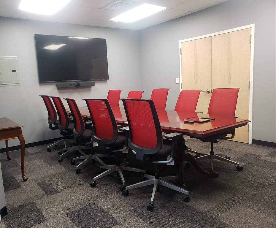 An interior shot of BVAC Rescue Meeting Conference Room