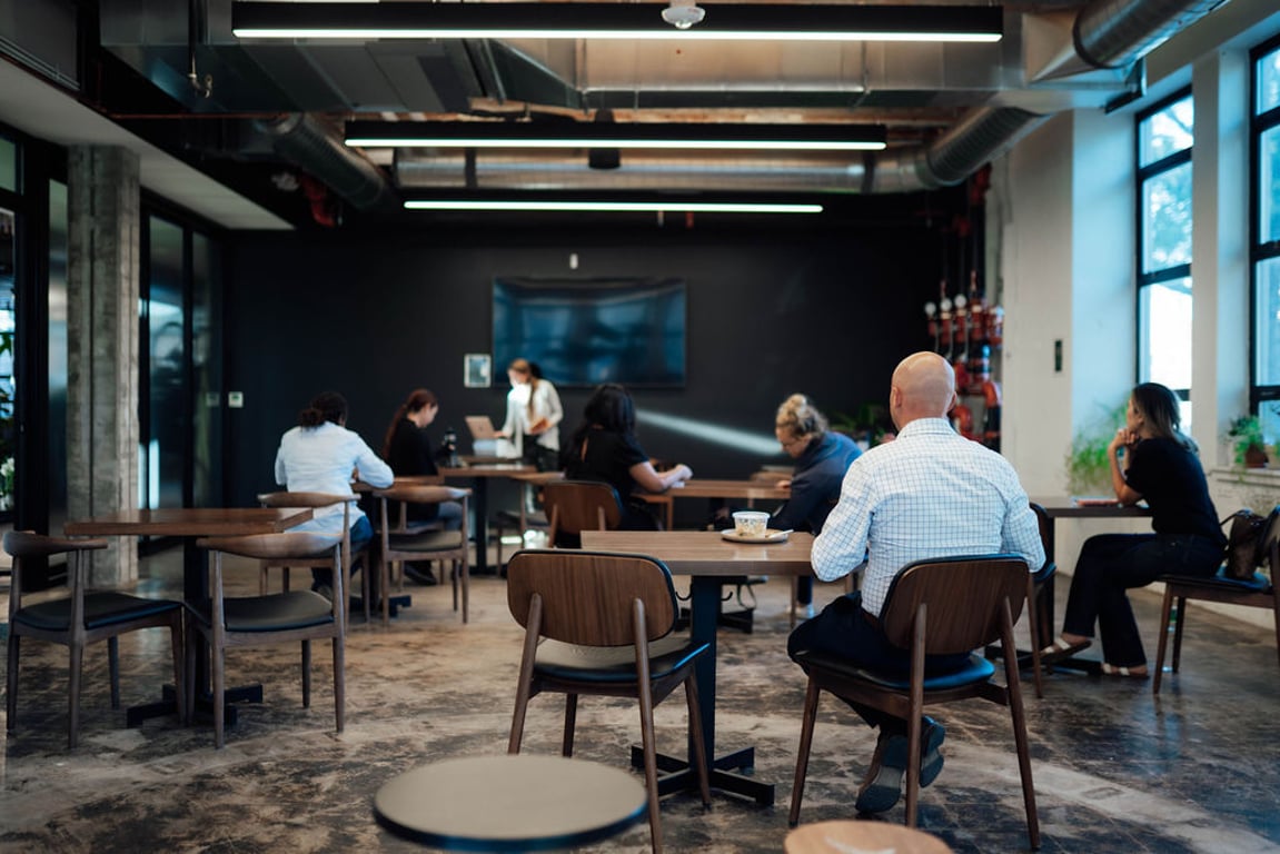 An interior shot of Nine