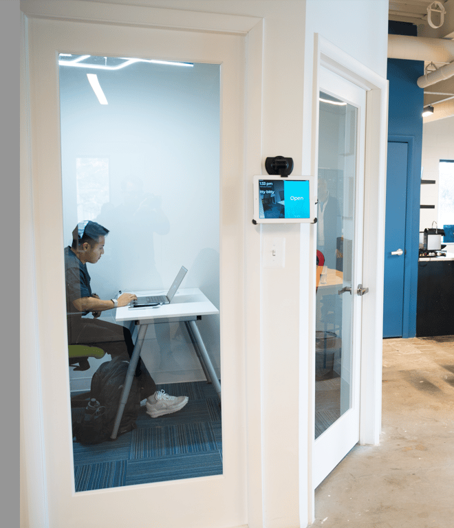 An interior shot of Private Office