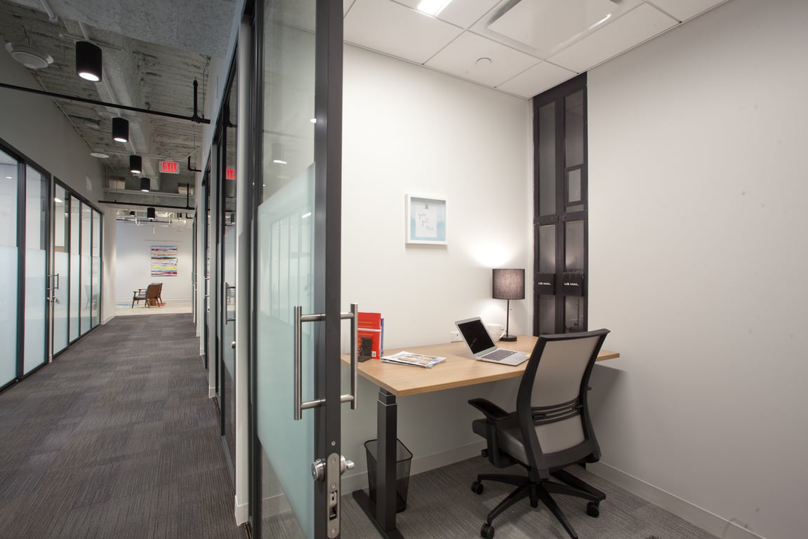 An interior shot of Private Day office