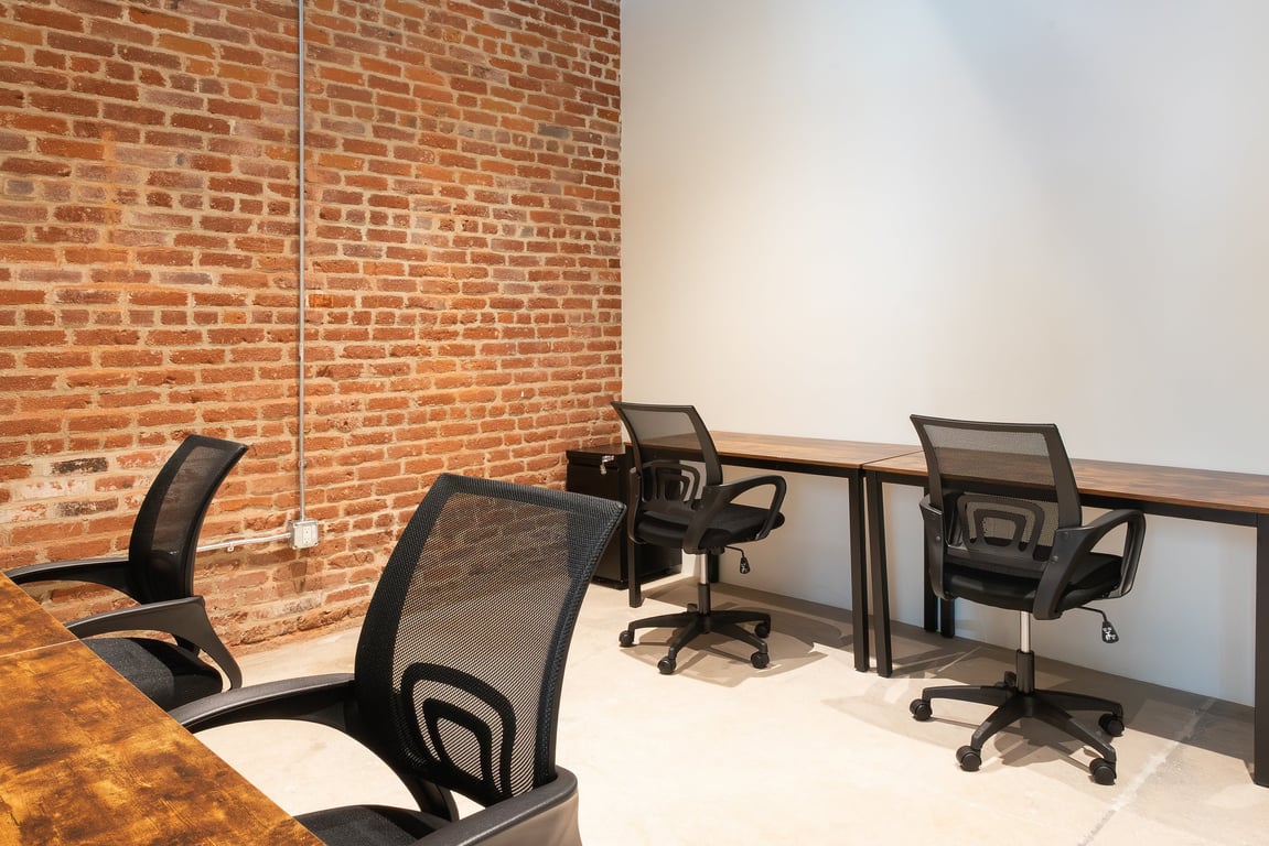 An interior shot of Office D