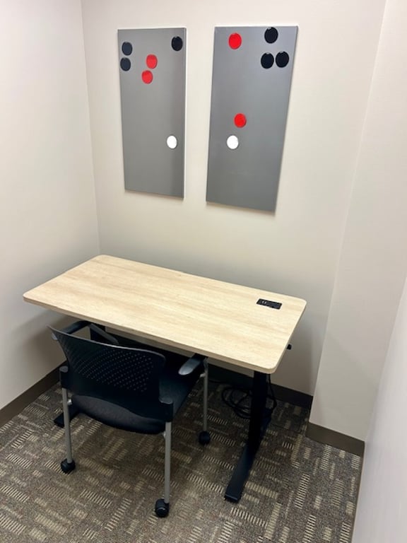 An interior shot of Office 212