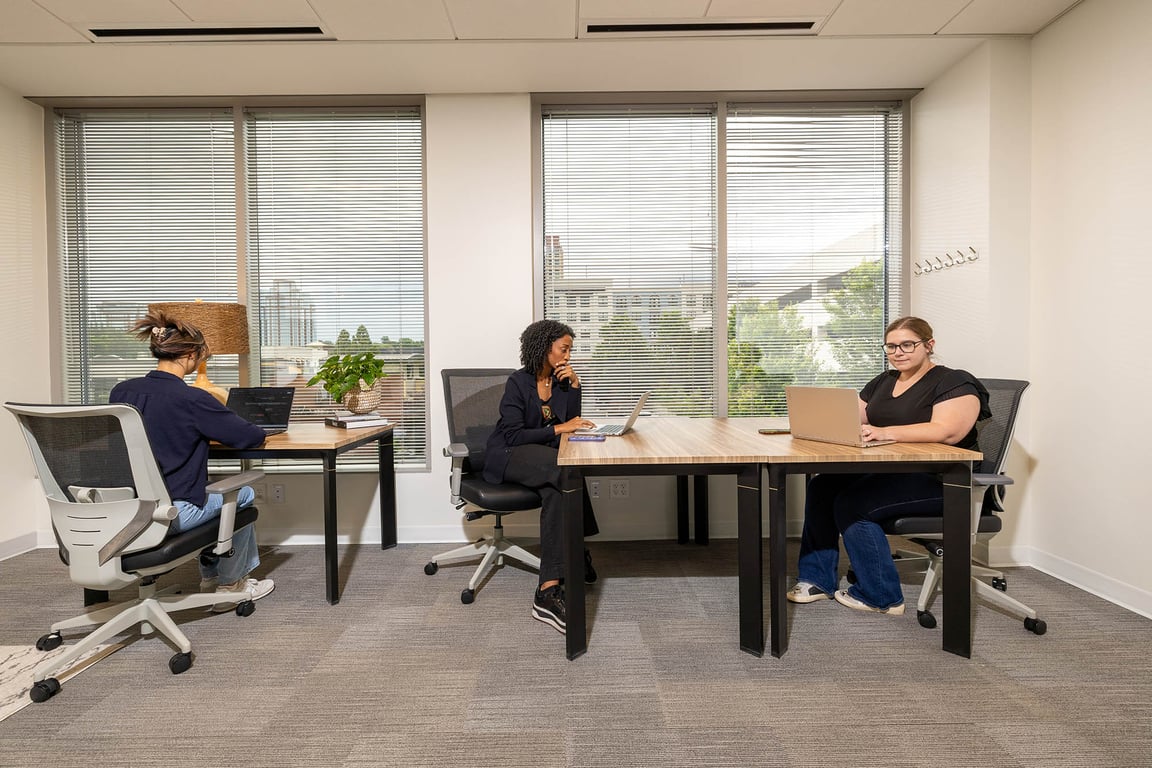 An interior shot of Team Day Office for 4