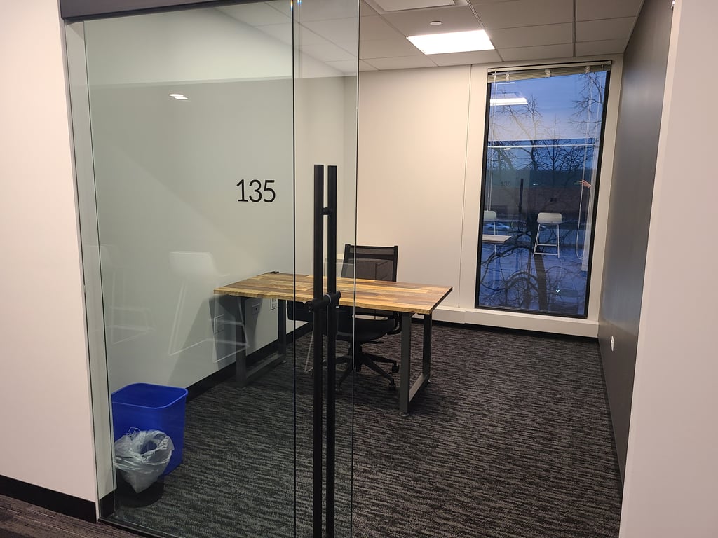 An interior shot of Day Desk with Windows