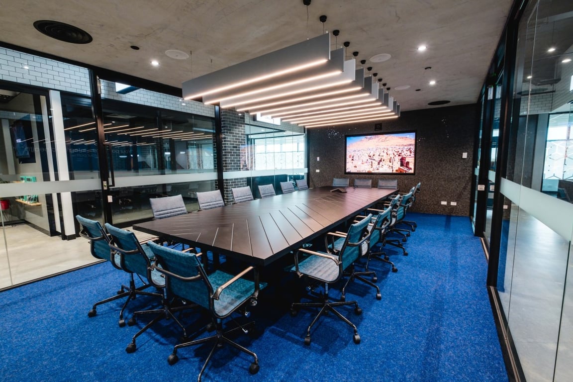 An interior shot of Laneway Boardroom