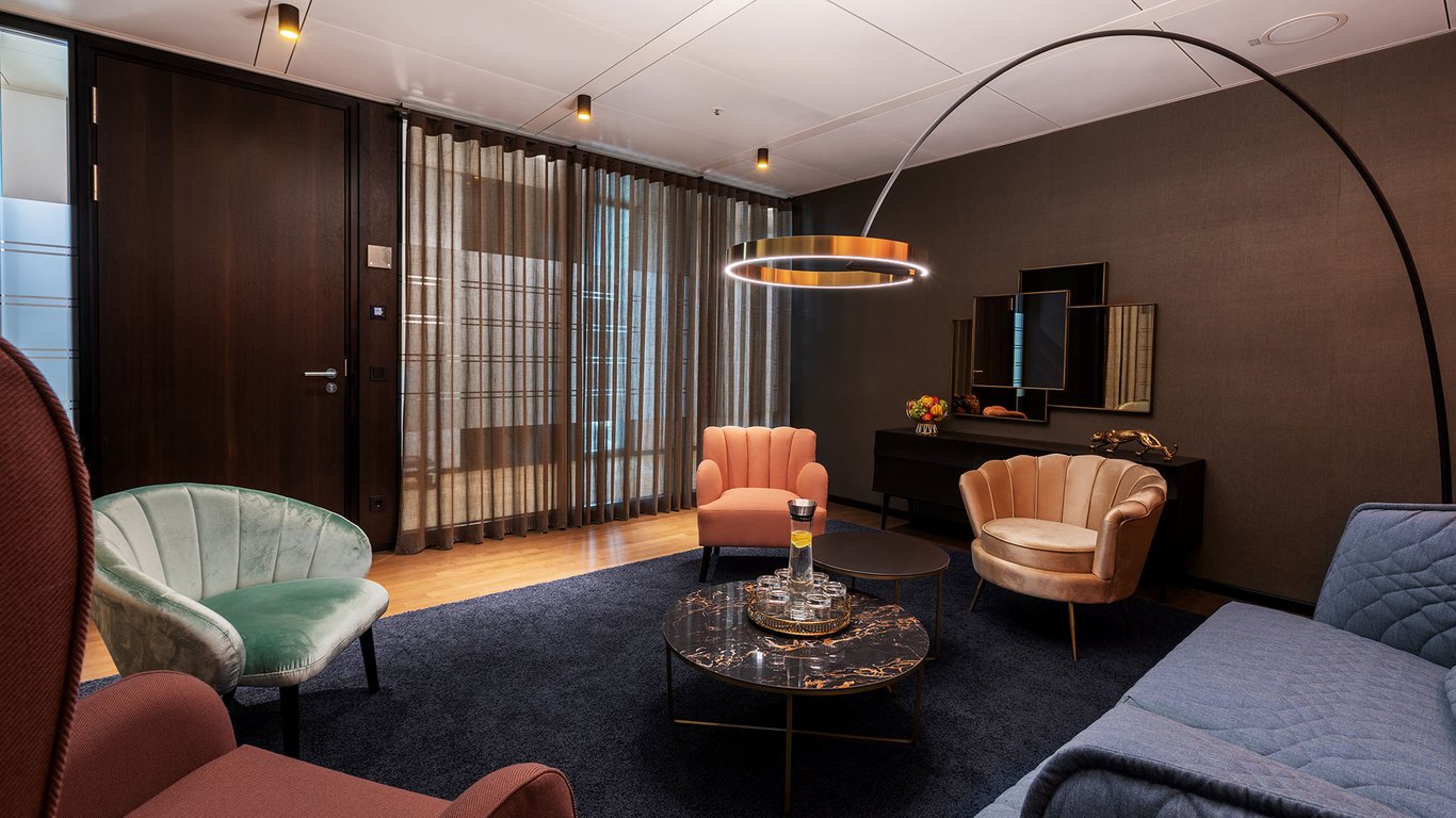 An interior shot of Private Lounge - Georg von Opel