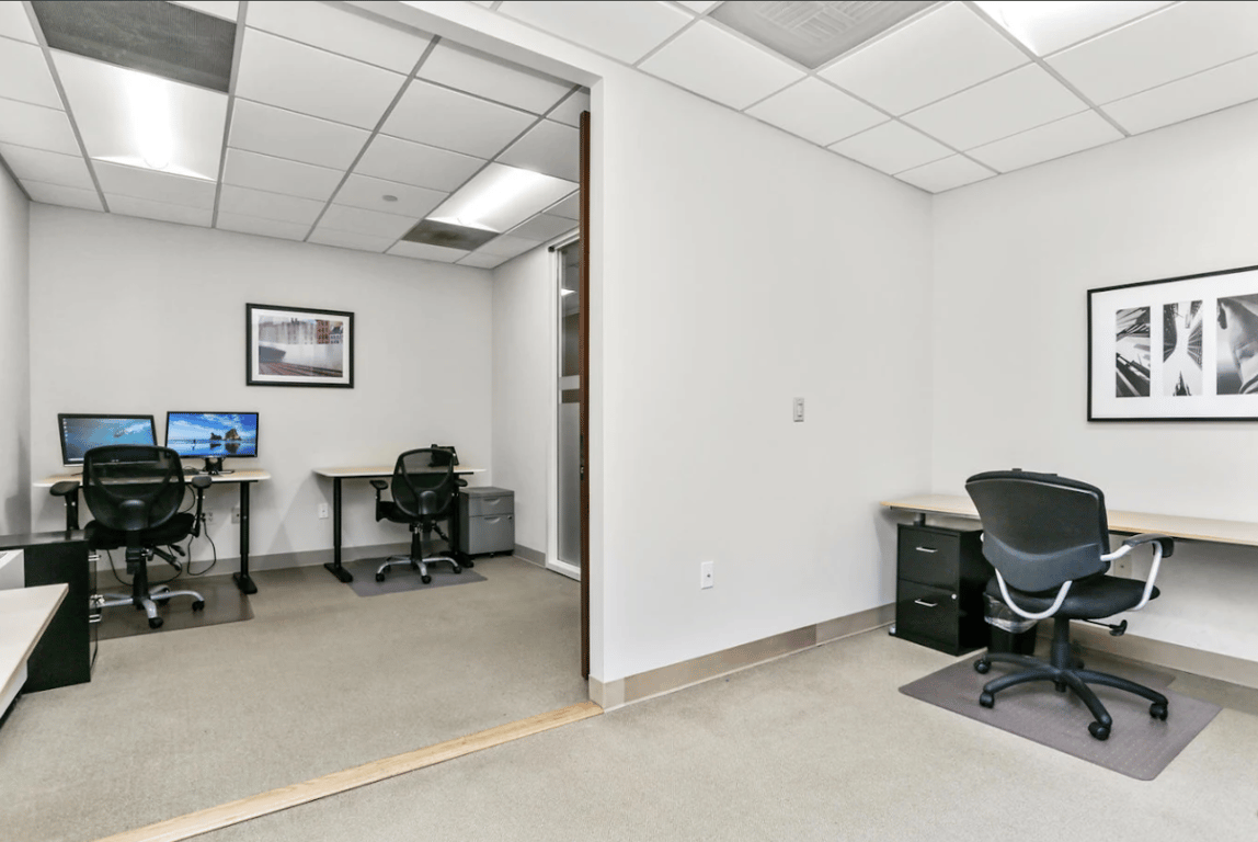 An interior shot of Co-Working Dedicated Desk