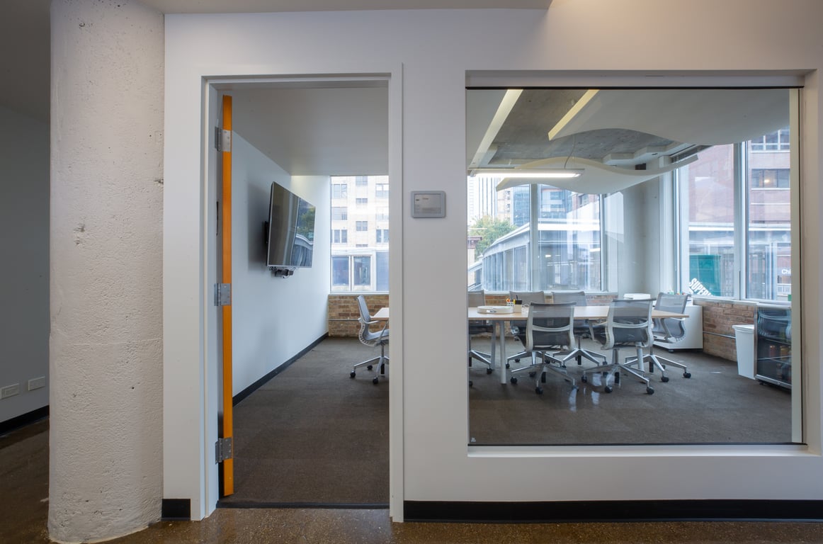 An interior shot of Sun lit Conference Room (3:0)
