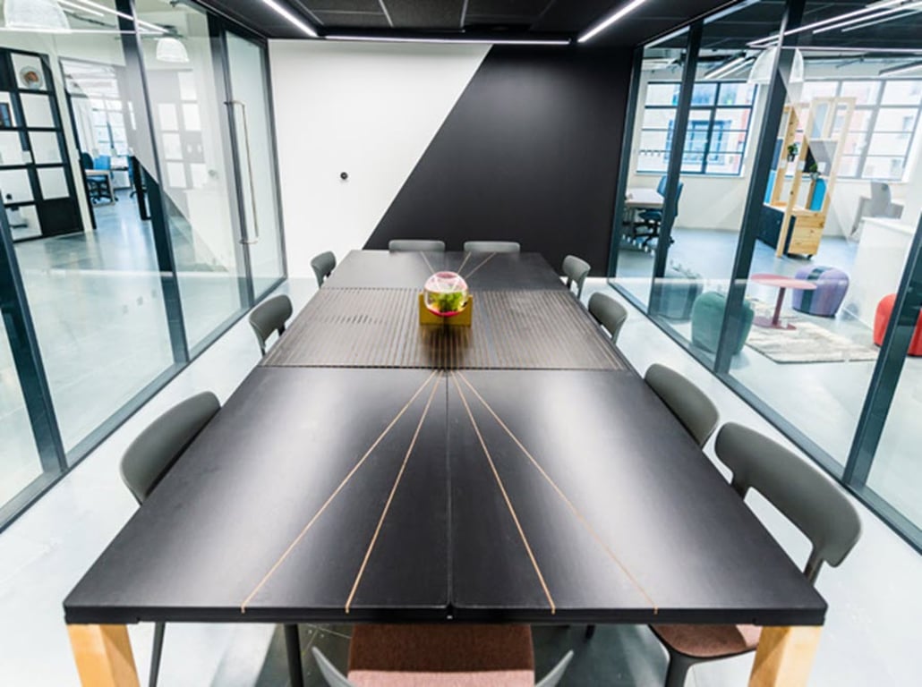 An interior shot of The Board Room