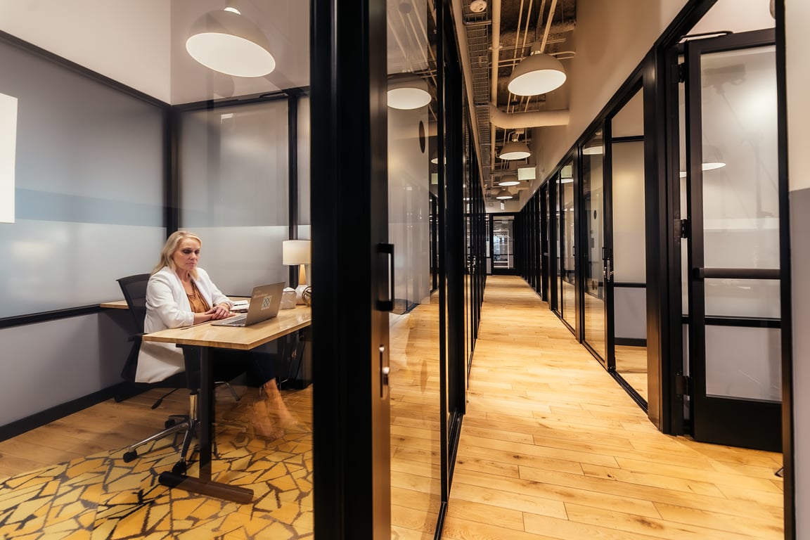 An interior shot of Private Day Office