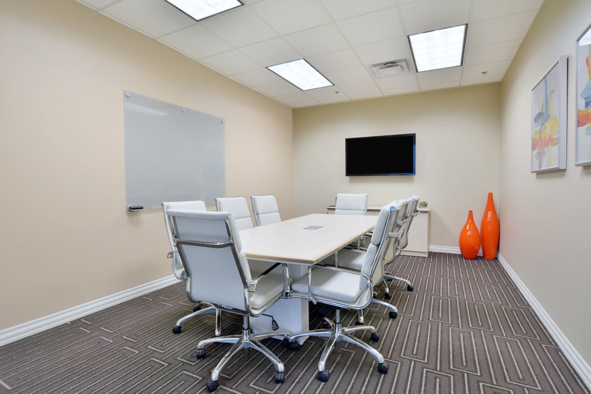 An interior shot of 8 Person Meeting Room