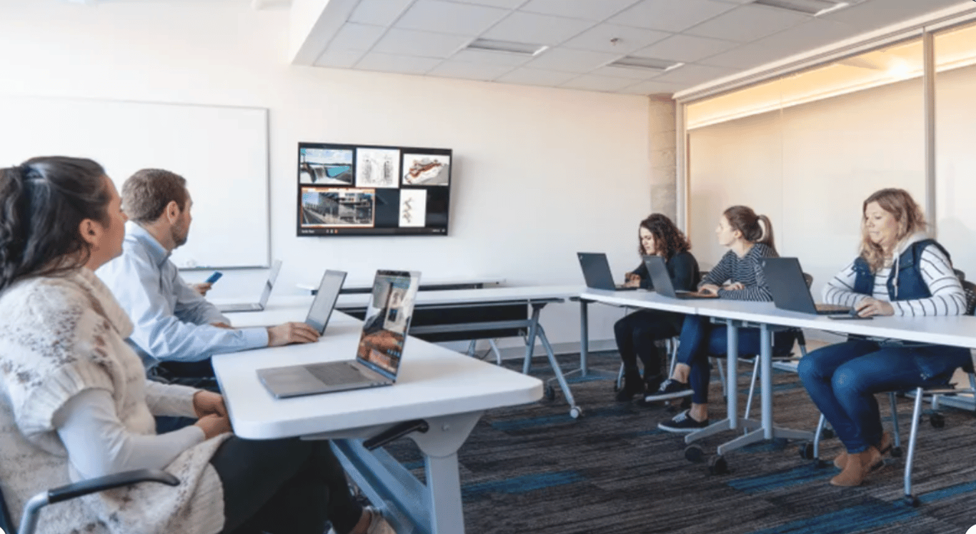 An interior shot of Capitol Hill Meeting Room for 20 people
