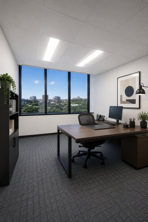 An interior shot of Exterior Private Office 450-08