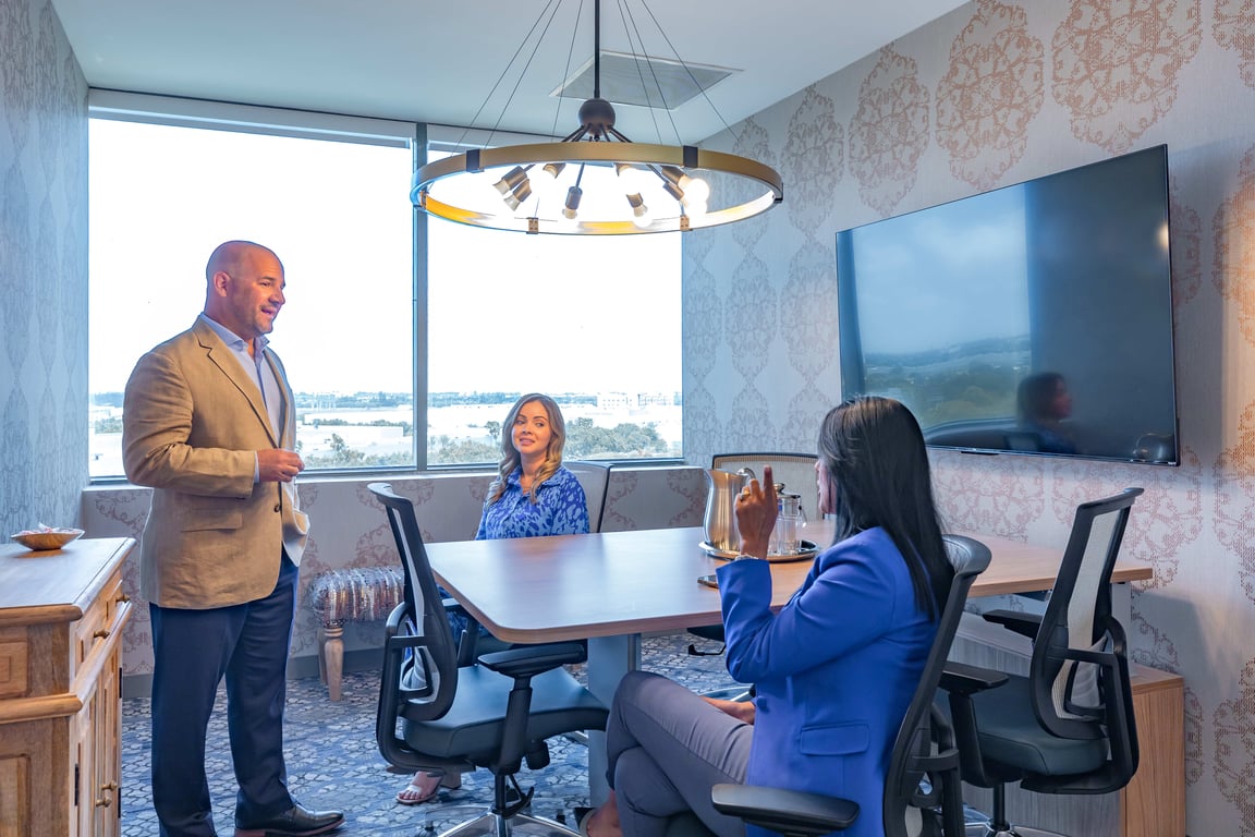 An interior shot of Conference Room Two Doral