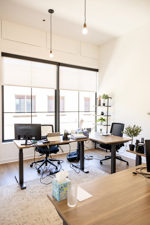 An interior shot of Office 104